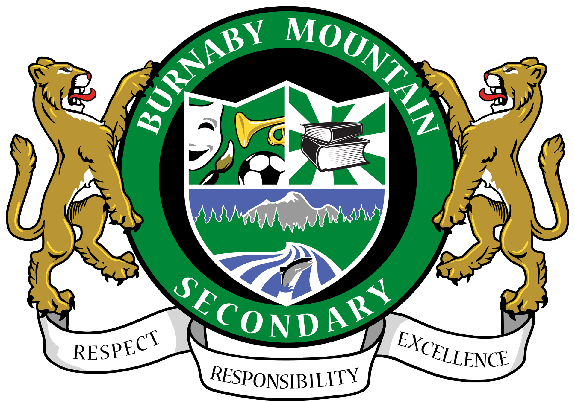 Burnaby Mountain Secondary School Logo
